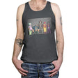 Clown Line Up - Tanktop Tanktop RIPT Apparel X-Small / Asphalt