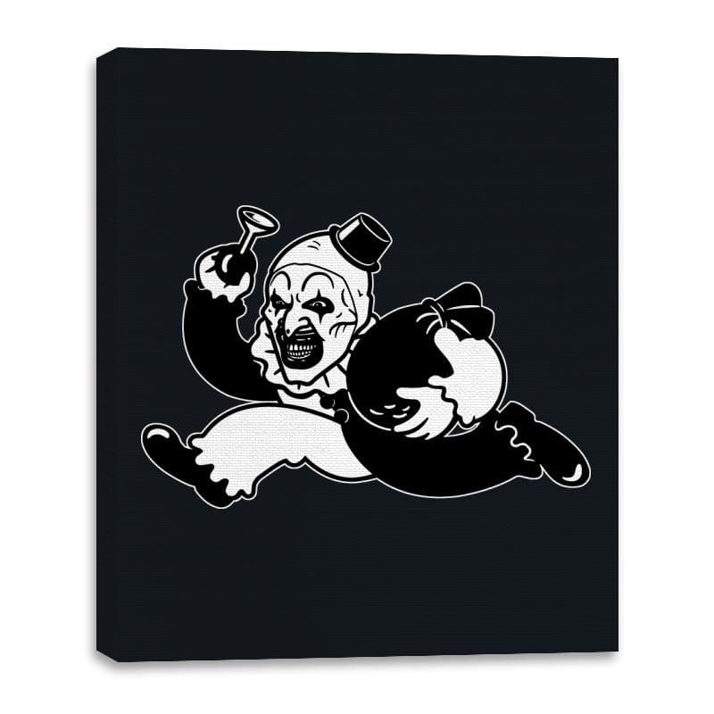 Clownopoly! - Canvas Wraps Canvas Wraps RIPT Apparel 16x20 / Black