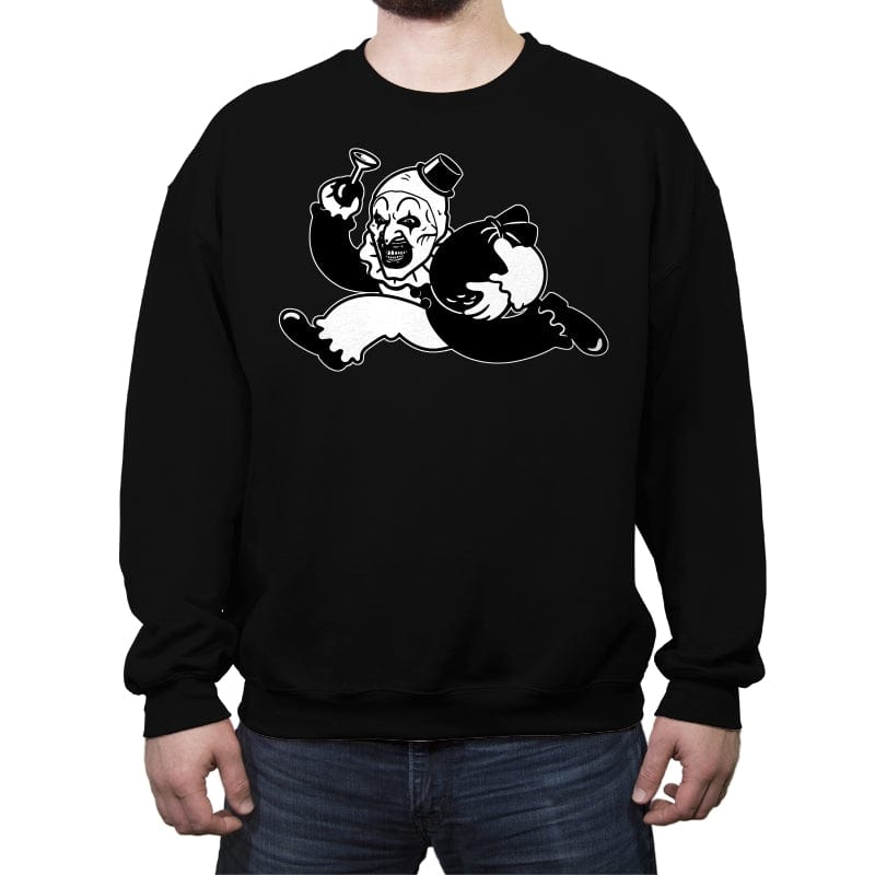 Clownopoly! - Crew Neck Sweatshirt Crew Neck Sweatshirt RIPT Apparel Small / Black