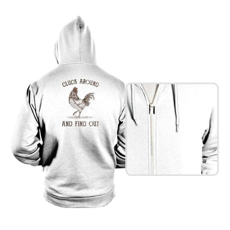 Cluck Around and Find Out - Hoodies Hoodies RIPT Apparel Small / White