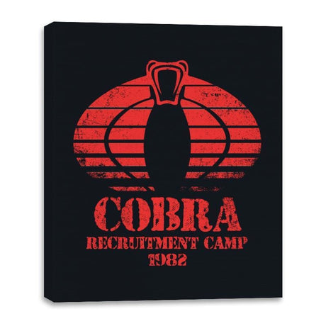 Cobra Camp - Canvas Wraps Canvas Wraps RIPT Apparel 16x20 / Black