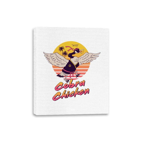 Cobra Chicken - Canvas Wraps Canvas Wraps RIPT Apparel 8x10 / White