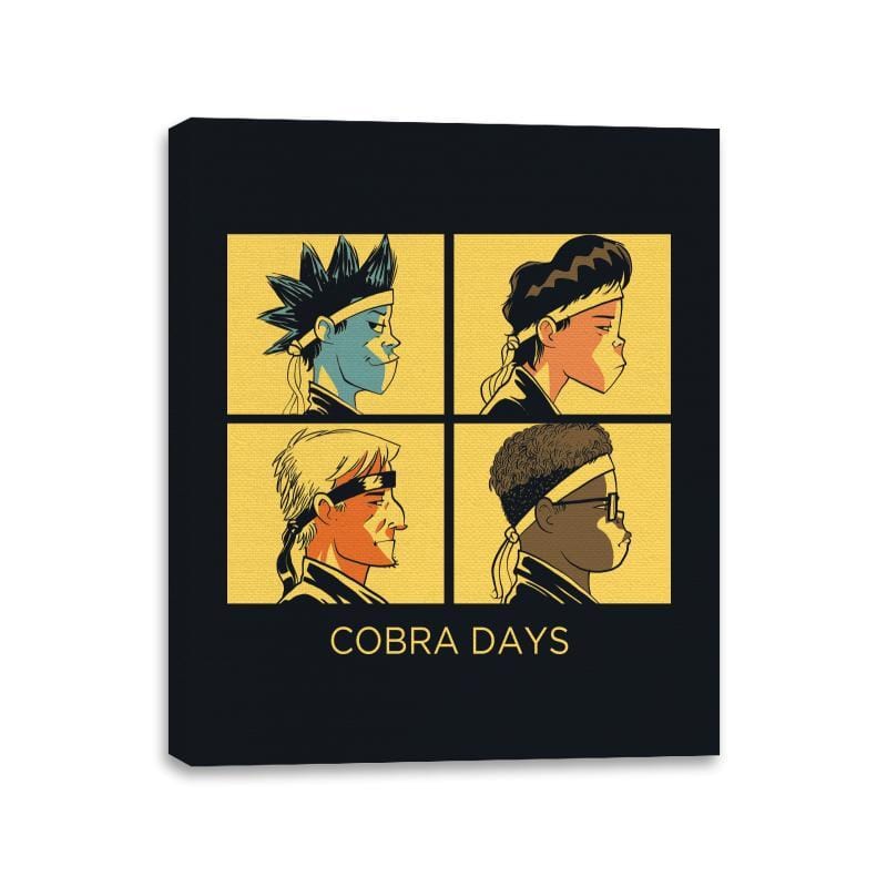 Cobra Days - Canvas Wraps Canvas Wraps RIPT Apparel 11x14 / Black