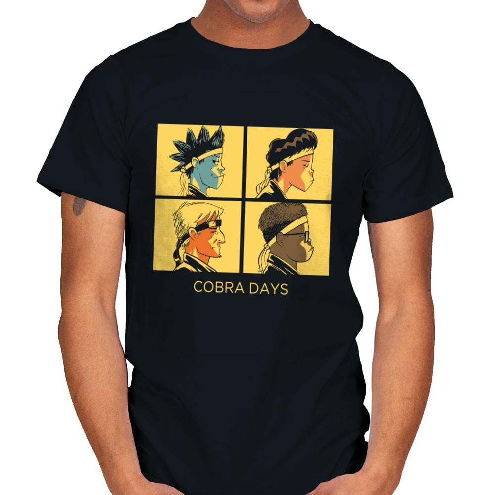 Cobra Days - Mens T-Shirts RIPT Apparel Small / Black