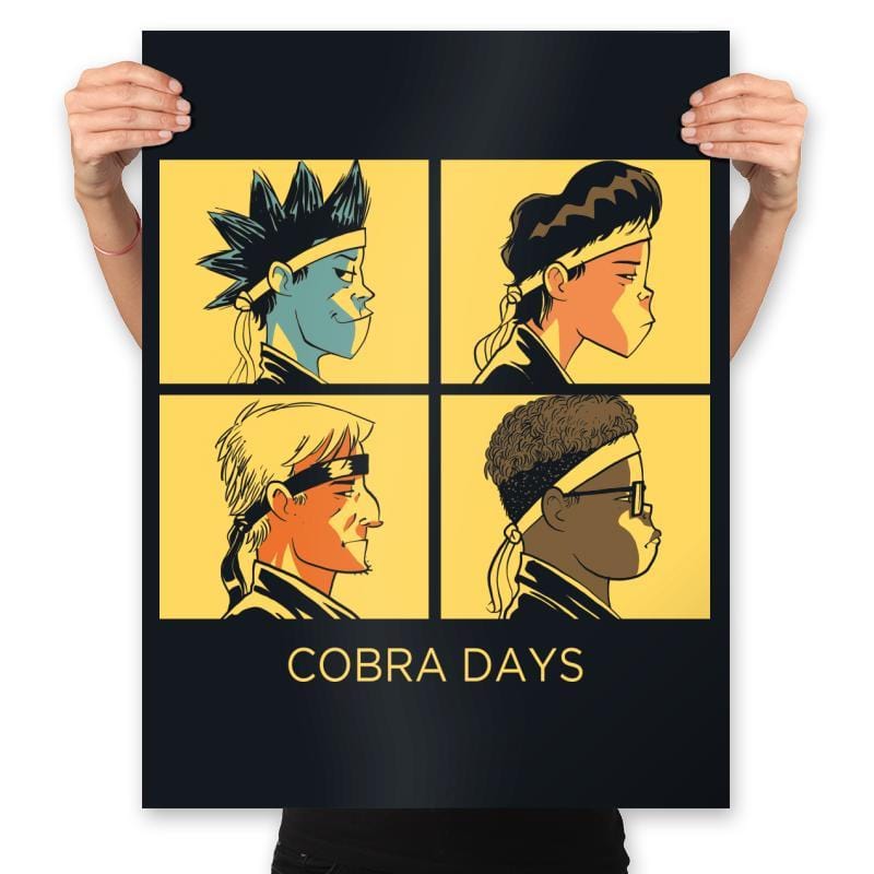 Cobra Days - Prints Posters RIPT Apparel 18x24 / Black