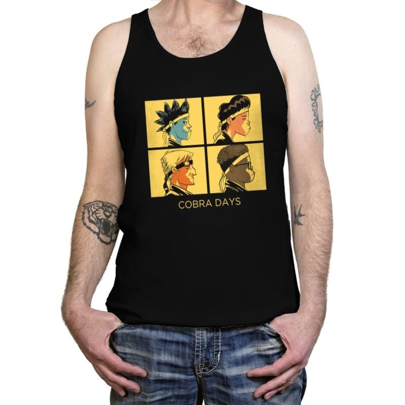 Cobra Days - Tanktop Tanktop RIPT Apparel X-Small / Black