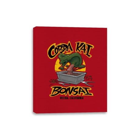 Cobra Kai Bonsai - Canvas Wraps Canvas Wraps RIPT Apparel 8x10 / Red