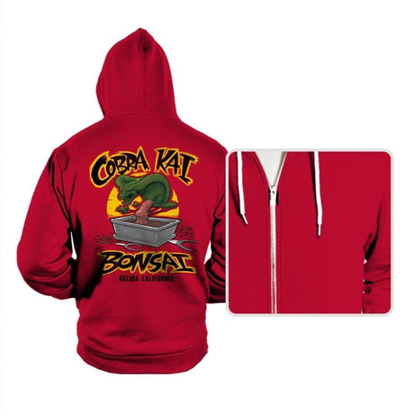 Cobra Kai Bonsai - Hoodies Hoodies RIPT Apparel Small / Red