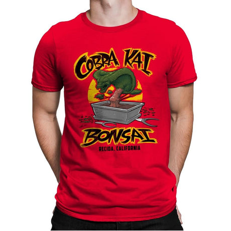 Cobra Kai Bonsai - Mens Premium T-Shirts RIPT Apparel Small / Red