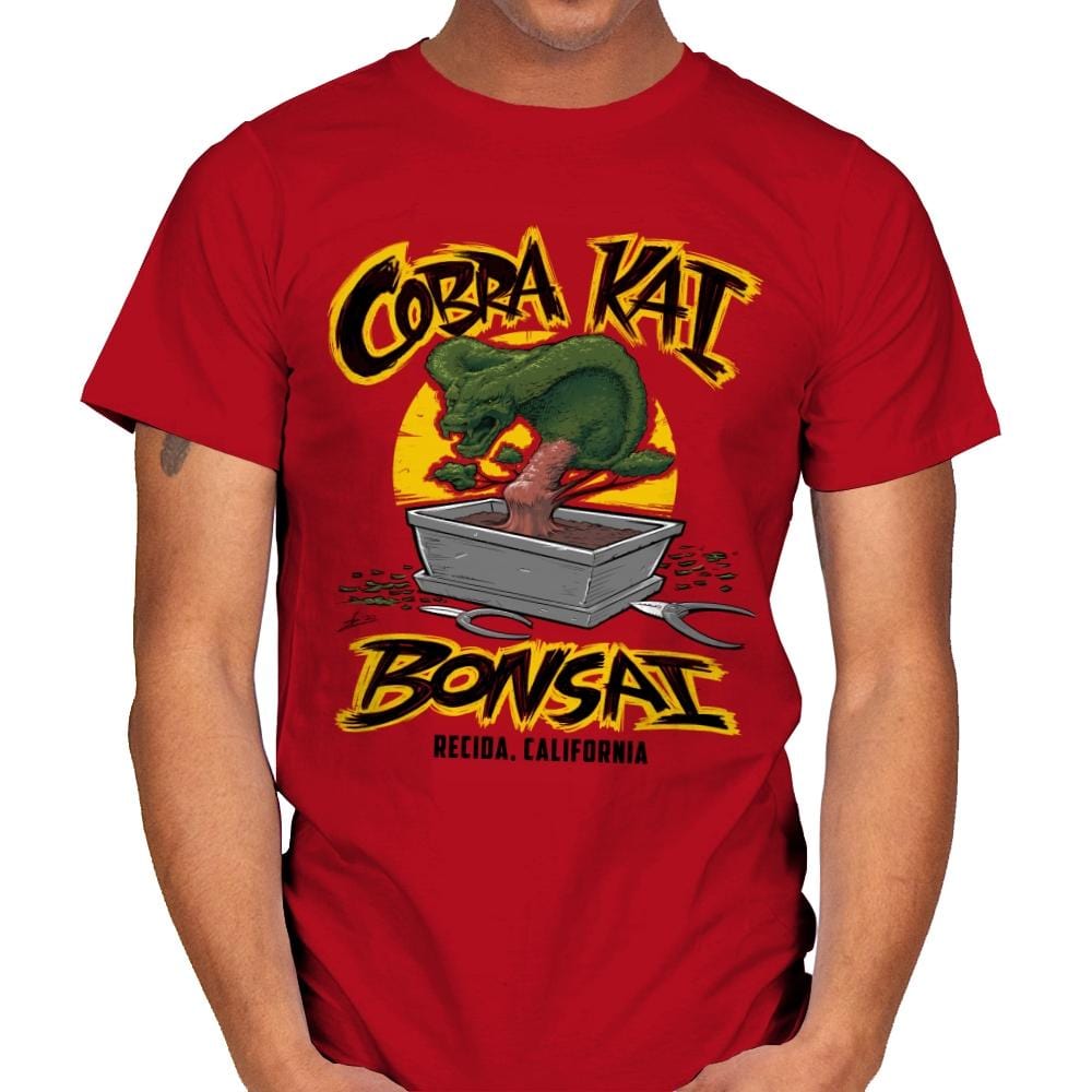 Cobra Kai Bonsai - Mens T-Shirts RIPT Apparel Small / Red