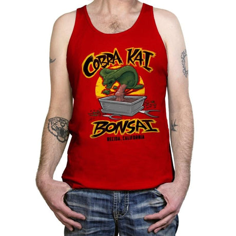 Cobra Kai Bonsai - Tanktop Tanktop RIPT Apparel X-Small / Red