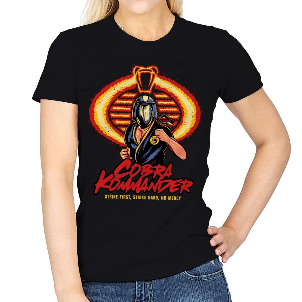 Cobra Kommander - Womens T-Shirts RIPT Apparel Small / Black