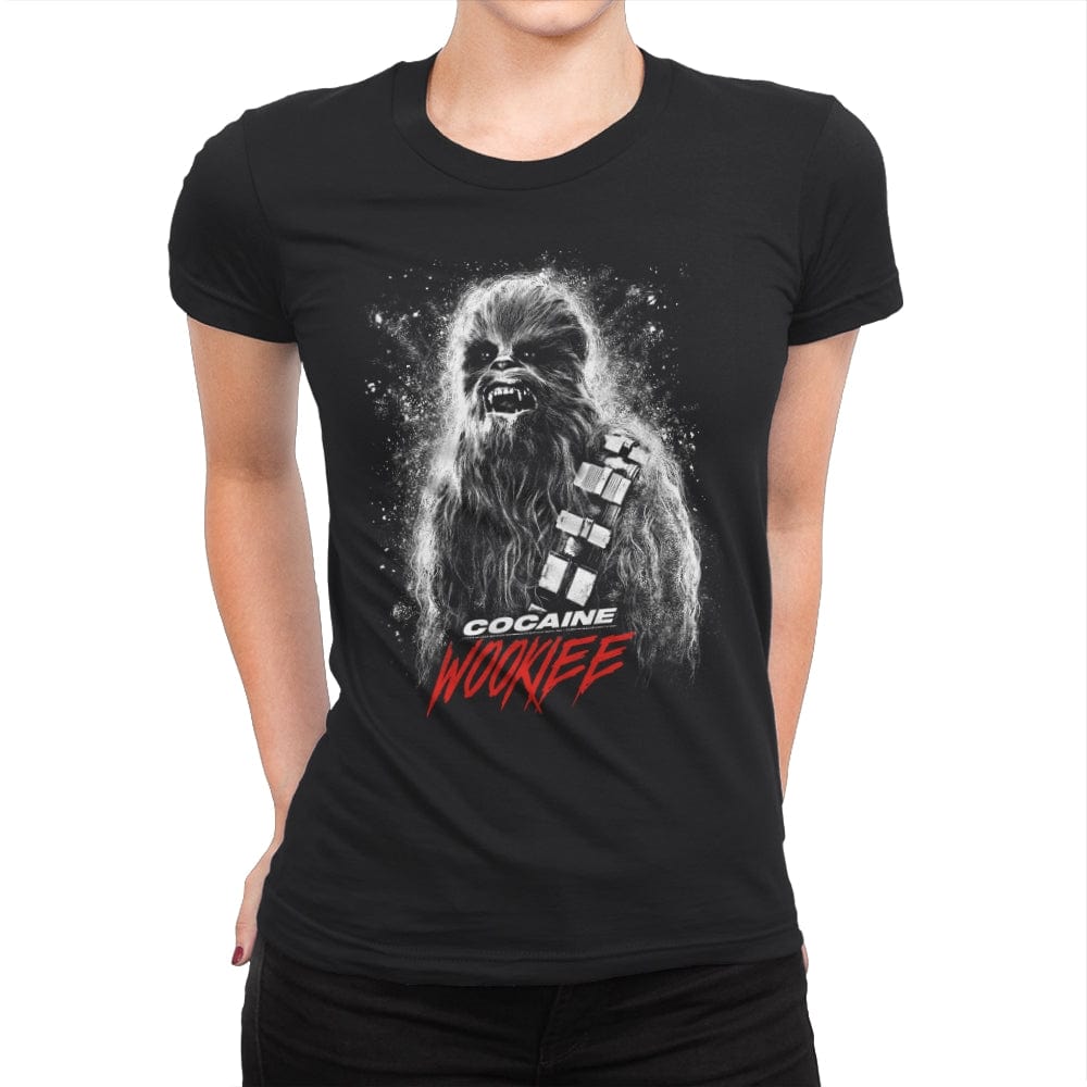 Cocaine Wookiee - Best Seller - Womens Premium T-Shirts RIPT Apparel Small / Black