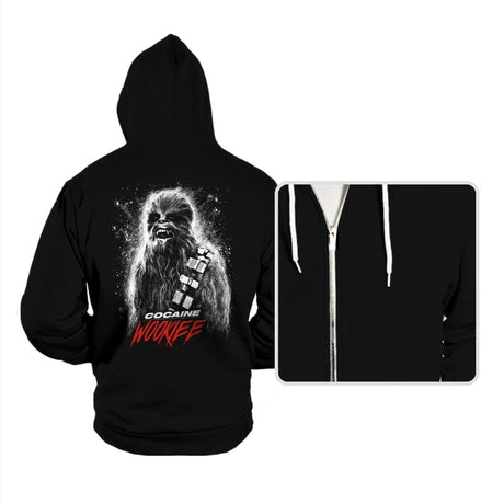 Cocaine Wookiee - Hoodies Hoodies RIPT Apparel Small / Black