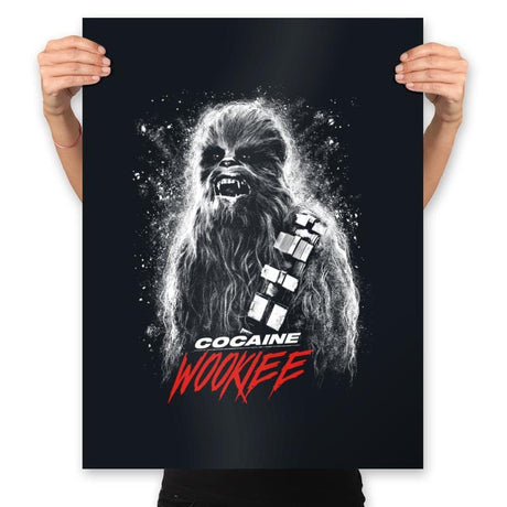 Cocaine Wookiee - Prints Posters RIPT Apparel 18x24 / Black