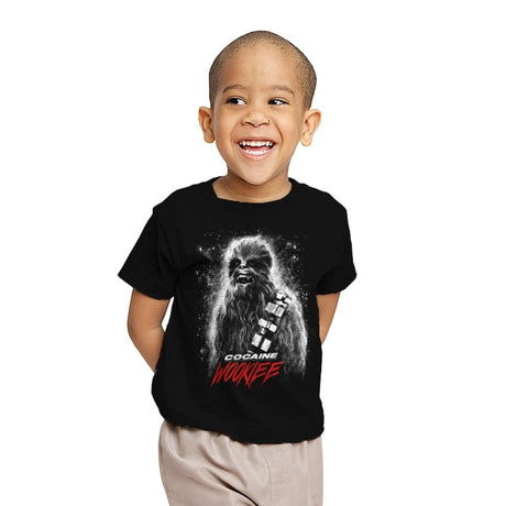 Cocaine Wookiee - Youth T-Shirts RIPT Apparel X-small / Black