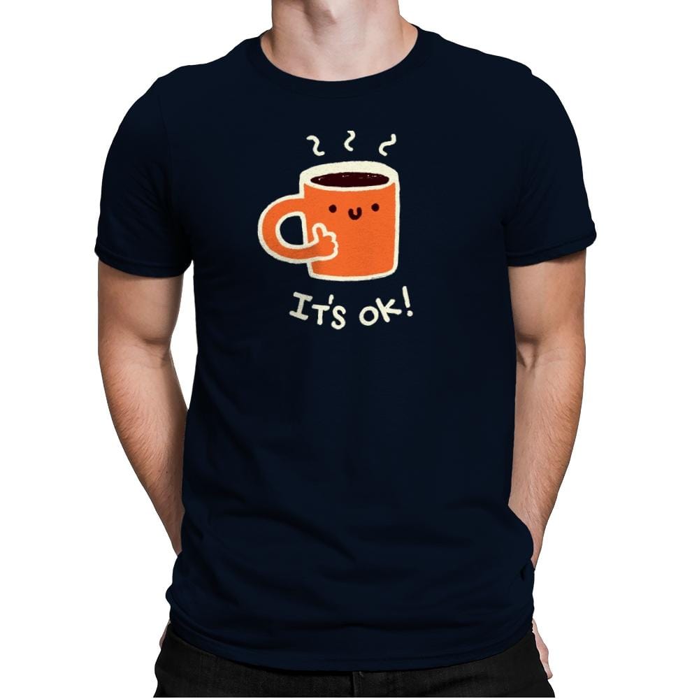 Coffedence - Mens Premium T-Shirts RIPT Apparel Small / Midnight Navy