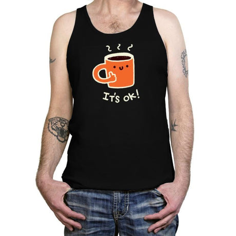 Coffedence - Tanktop Tanktop RIPT Apparel X-Small / Black