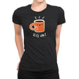 Coffedence - Womens Premium T-Shirts RIPT Apparel Small / Black