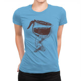 Coffee Atlas - Womens Premium T-Shirts RIPT Apparel Small / Turquoise