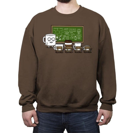 Coffee Lessons - Crew Neck Sweatshirt Crew Neck Sweatshirt RIPT Apparel