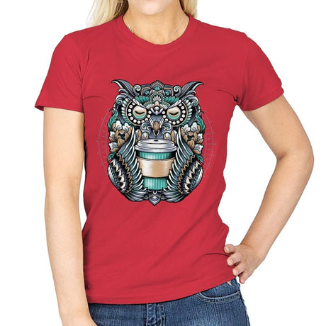 Coffee Spirit - Womens T-Shirts RIPT Apparel Small / Red