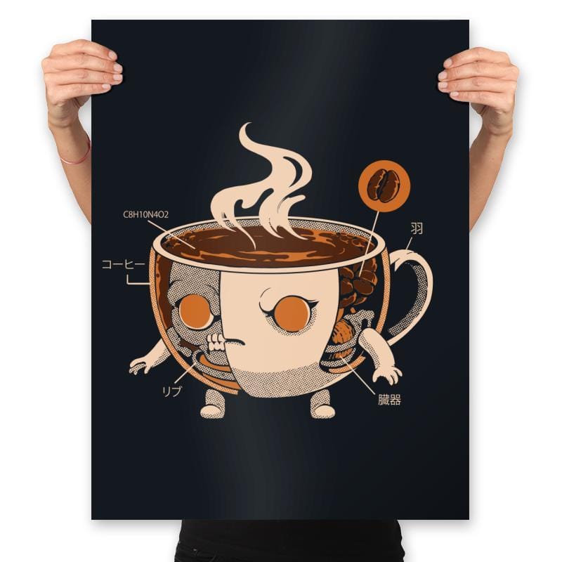 Coffeezilla X-ray - Prints Posters RIPT Apparel 18x24 / Black