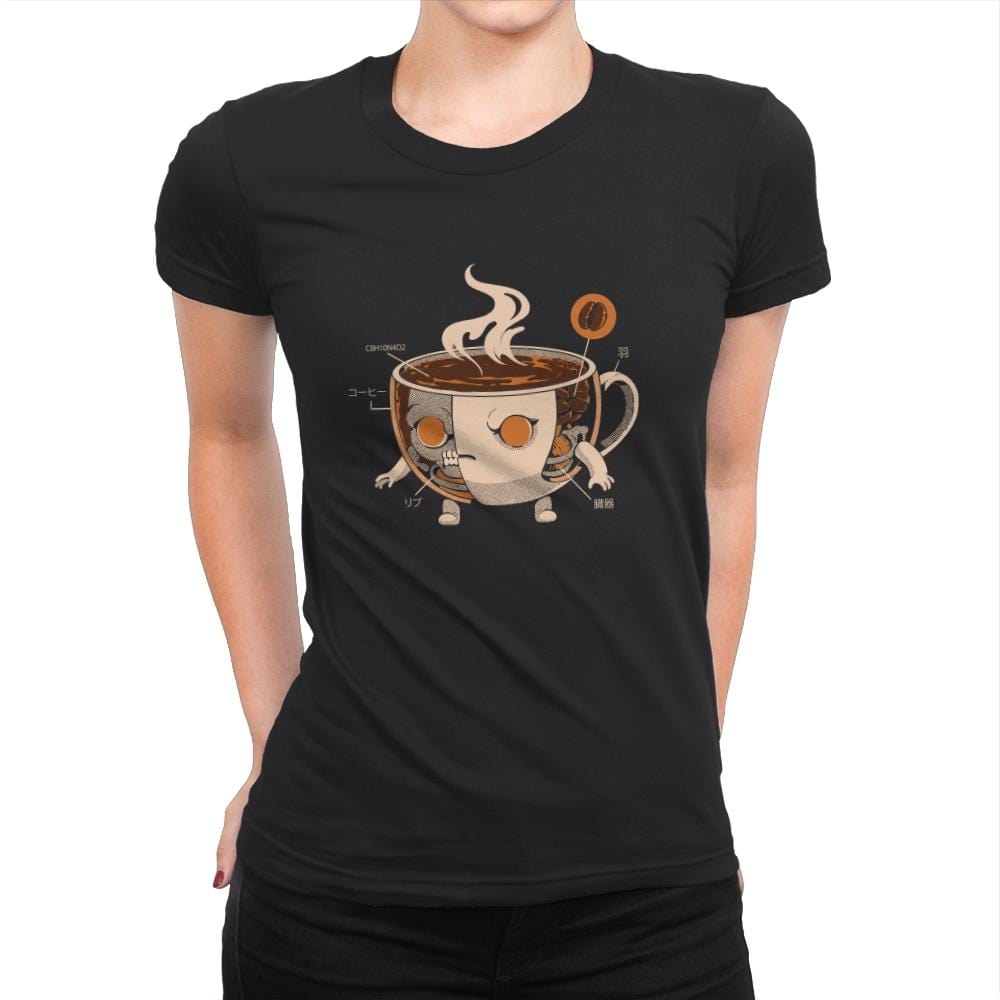 Coffeezilla X-ray - Womens Premium T-Shirts RIPT Apparel Small / Black