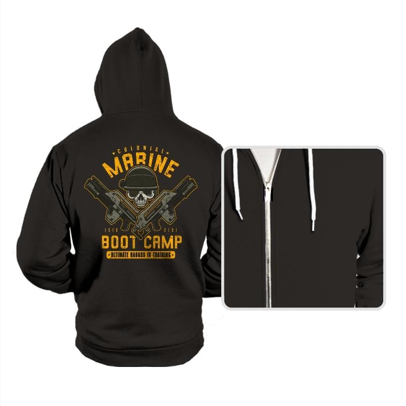 Colonial Marines Boot Camp - Hoodies Hoodies RIPT Apparel Small / Black