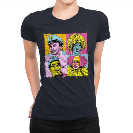 Colorful Characters - Best Seller - Womens Premium T-Shirts RIPT Apparel Small / Midnight Navy