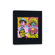 Colorful Characters - Canvas Wraps Canvas Wraps RIPT Apparel 8x10 / Black