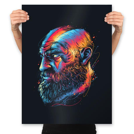 Colorful Man - Prints Posters RIPT Apparel 18x24 / Black