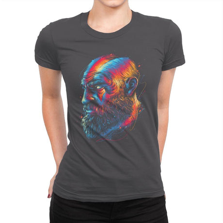 Colorful Man - Womens Premium T-Shirts RIPT Apparel Small / Heavy Metal