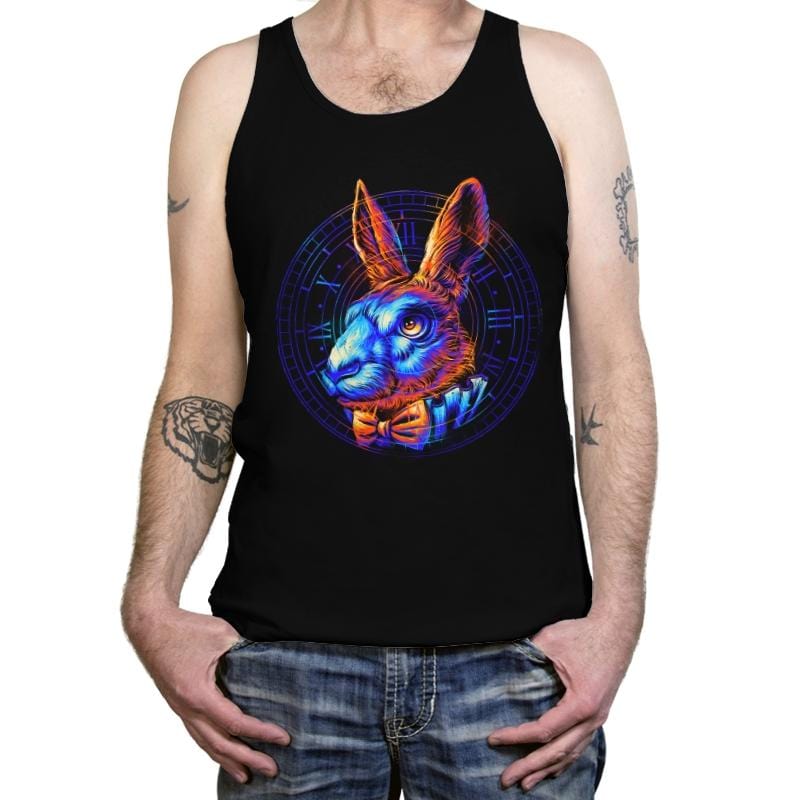 Colorful Rabbit - Tanktop Tanktop RIPT Apparel X-Small / Black