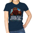 Come In and Know Me Better Man - Womens T-Shirts RIPT Apparel Small / Navy