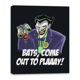 Come Out to Play - Canvas Wraps Canvas Wraps RIPT Apparel 16x20 / Black