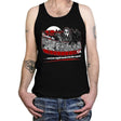 Come to Woodsboro - Tanktop Tanktop RIPT Apparel X-Small / Black