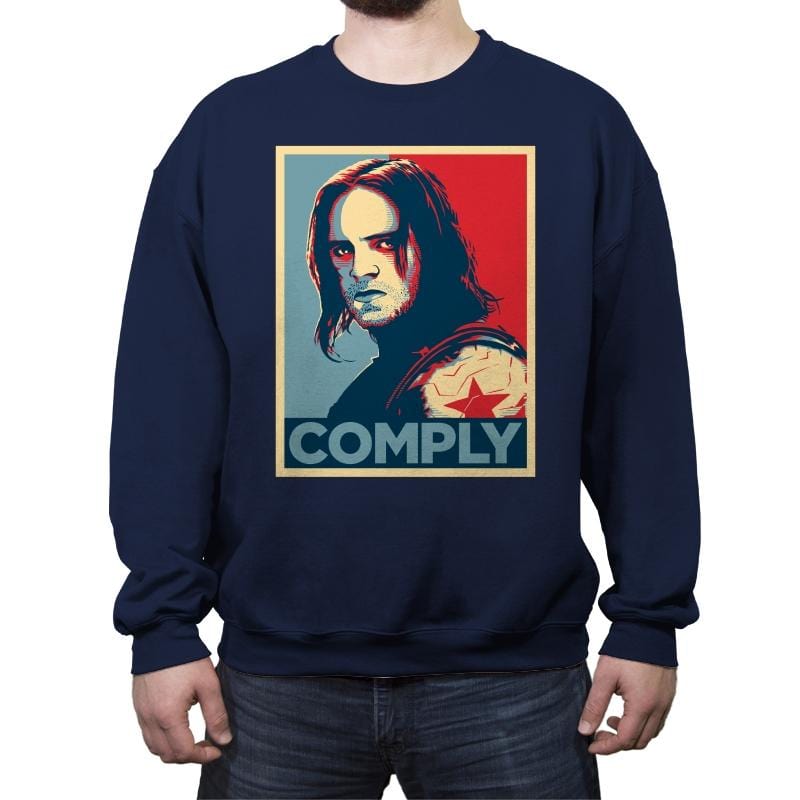 COMPLY - Crew Neck Sweatshirt Crew Neck Sweatshirt RIPT Apparel Small / Navy