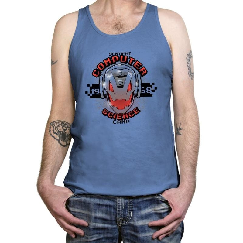 Computer Science Camp Exclusive - Tanktop Tanktop RIPT Apparel X-Small / Blue Triblend