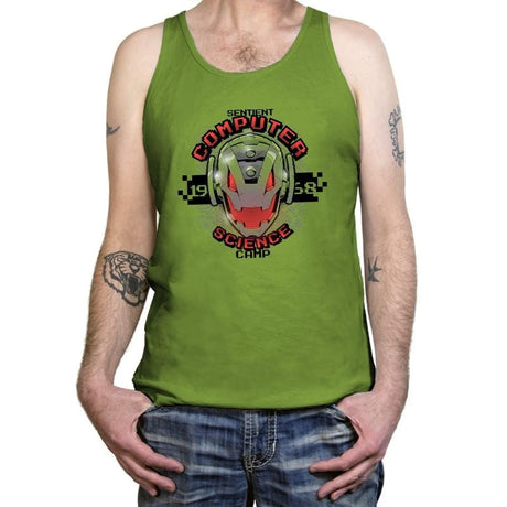 Computer Science Camp Exclusive - Tanktop Tanktop RIPT Apparel X-Small / Leaf