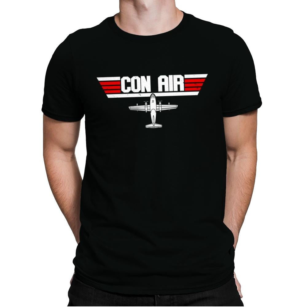 Con Gun - Mens Premium T-Shirts RIPT Apparel Small / Black