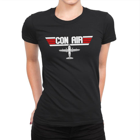 Con Gun - Womens Premium T-Shirts RIPT Apparel Small / Black