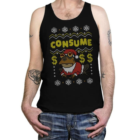 Consume! - Tanktop Tanktop RIPT Apparel X-Small / Black