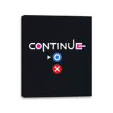 Continue - Canvas Wraps Canvas Wraps RIPT Apparel 11x14 / Black