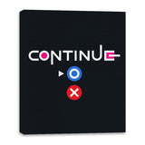 Continue - Canvas Wraps Canvas Wraps RIPT Apparel 16x20 / Black