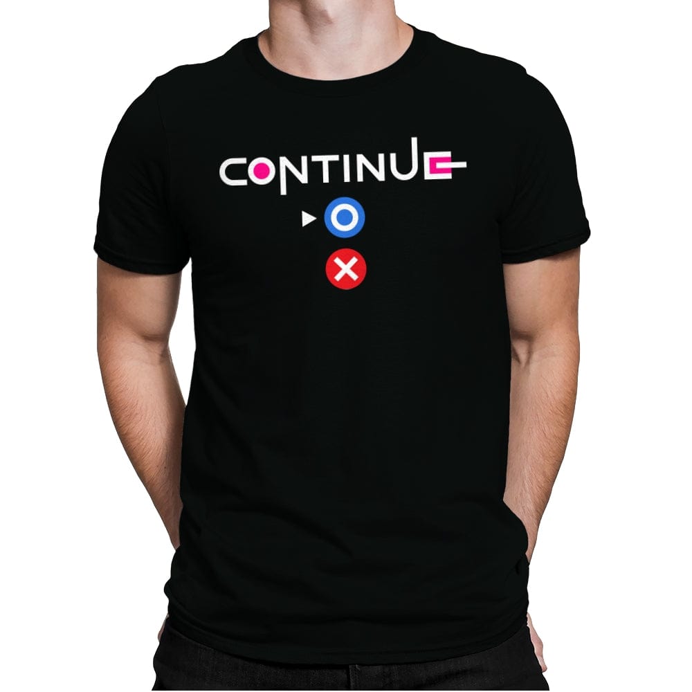 Continue - Mens Premium T-Shirts RIPT Apparel Small / Black