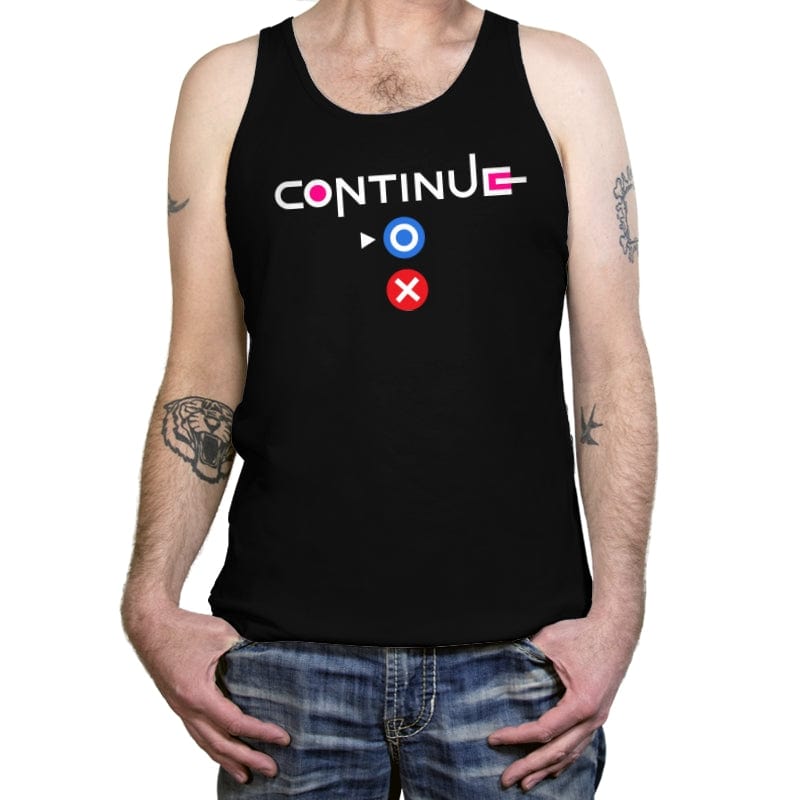 Continue - Tanktop Tanktop RIPT Apparel X-Small / Black