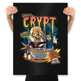 Cookie Crypt Cereal - Prints Posters RIPT Apparel 18x24 / Black