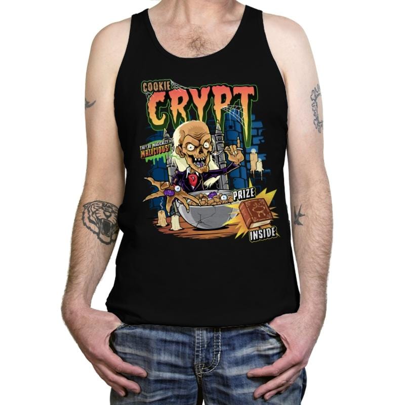 Cookie Crypt Cereal - Tanktop Tanktop RIPT Apparel X-Small / Black