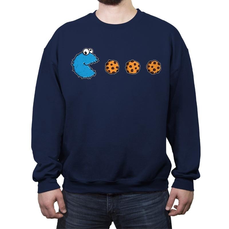 Cookie-Man - Crew Neck Sweatshirt Crew Neck Sweatshirt RIPT Apparel Small / Navy